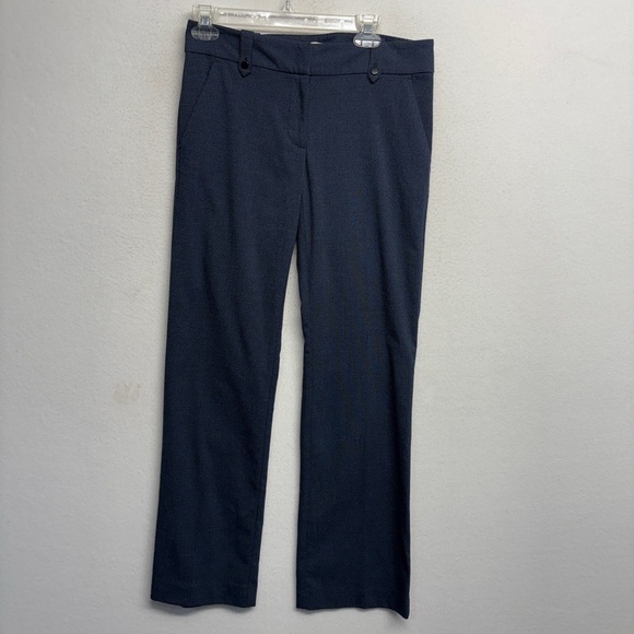 Loft Original Dress Trouser Navy Blue 2 Wide Leg - Picture 1 of 7